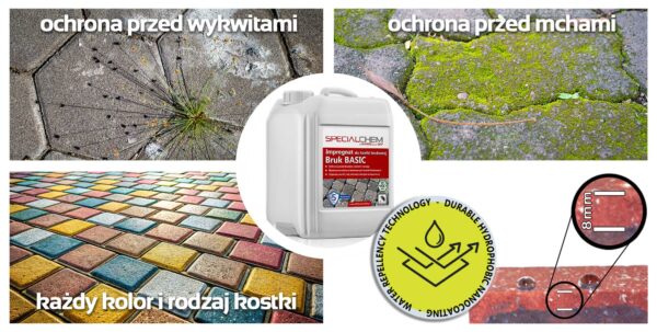 SPECIALCHEM zestaw do Kostki brukowej - czyszczenie + impregnacja kostki - obrazek 7