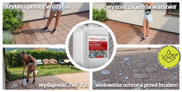 SPECIALCHEM zestaw do Kostki brukowej - czyszczenie + impregnacja kostki - obrazek 8
