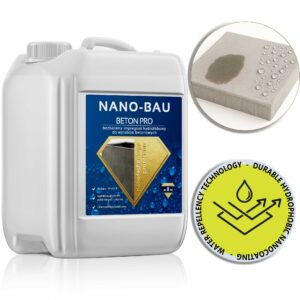 NANOBAU BETON PRO- hydrofobowy impregnat do wyrobów betonowych