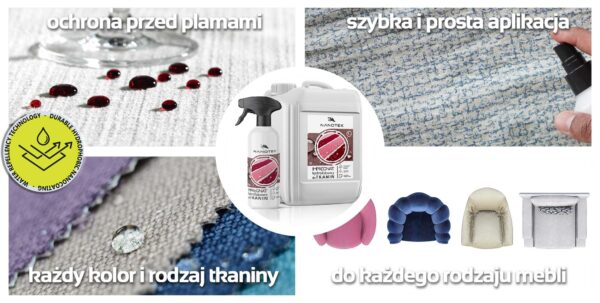 NanoTex multi impregnat hydrofobowy do tkanin