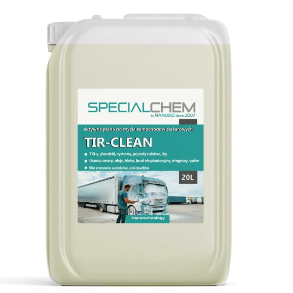SPECIALCHEM TIR CLEAN - aktywna piana do mycia ciężarówek - innowacyjny koncentrat o jednofazowej formule