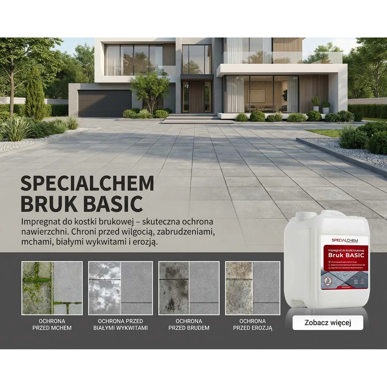 SPECIALCHEM BRUK BASIC – bezbarwna ochrona kostki
